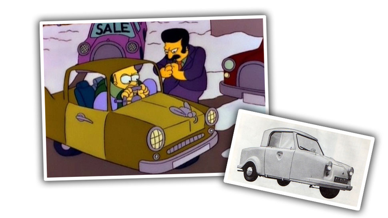 Illustration for article titled A Guide To Every Real-World Car Used In The Simpsons